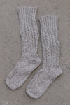 SWAYING 24 Autumn and Winter Coarse Twisted Handmade Socks SW-SW24AW4P12-QH Light Gray SW-SW24AW4P11